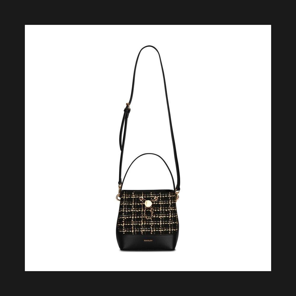 Сумка-бакет SOKOLOV из твида, фото 15