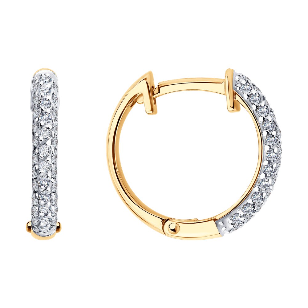 Серьги SOKOLOV из золота с бриллиантами 164990₽