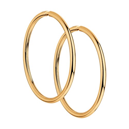 Серьги из золоченого серебра - фото 1