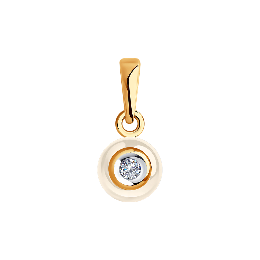фото Подвеска sokolov diamonds из золота с бриллиантом