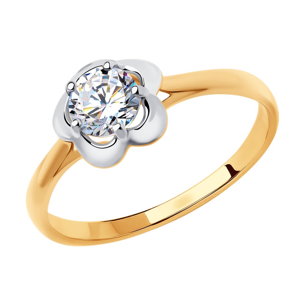 

Кольцо SOKOLOV из золота со Swarovski Zirconia