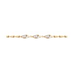 Браслет из золота со Swarovski Zirconia