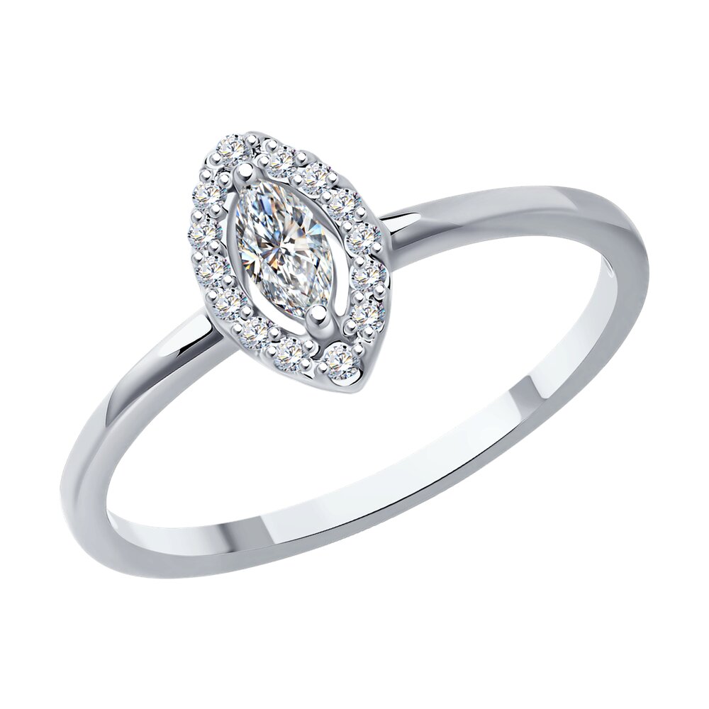 

Кольцо SOKOLOV Diamonds из белого золота с бриллиантами