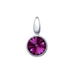 Подвеска из серебра с кристаллом Swarovski