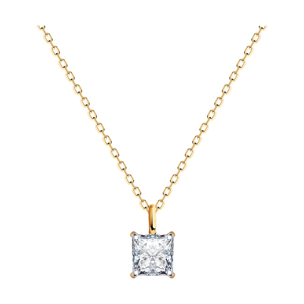

Колье SOKOLOV Diamonds из золота с бриллиантом
