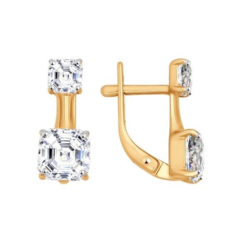 

Серьги SOKOLOV из золота со Swarovski Zirconia
