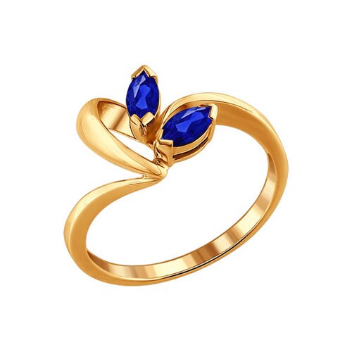 

Кольцо SOKOLOV из золота с сапфирами