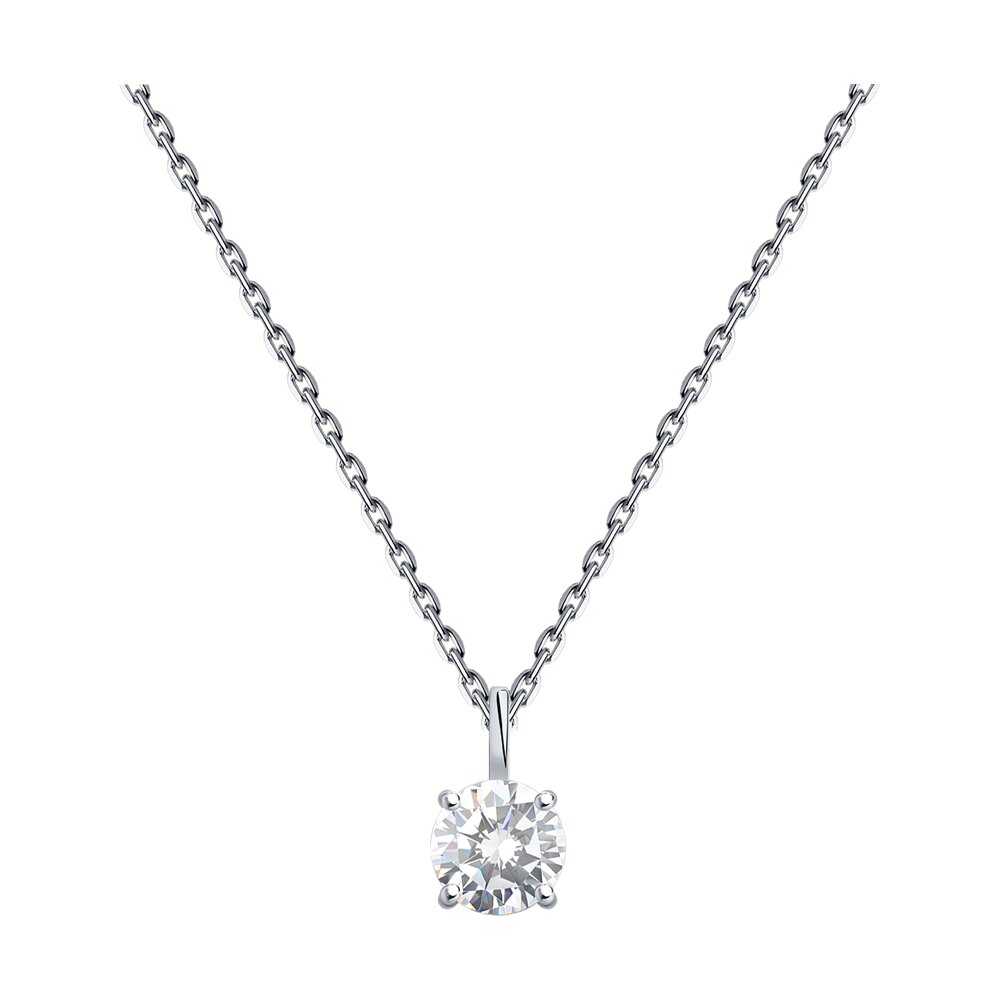 

Колье SOKOLOV Diamonds из белого золота с бриллиантом