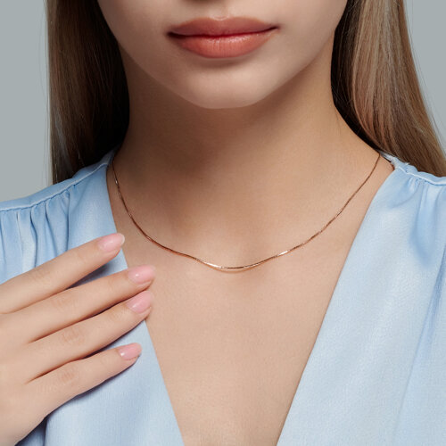 Цепь из золочёного серебра - фото 2