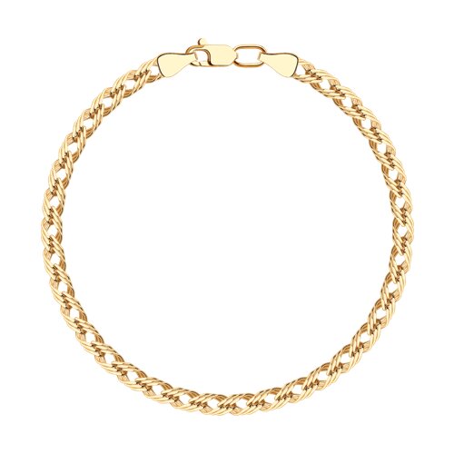 Браслет из золочёного серебра - фото 1