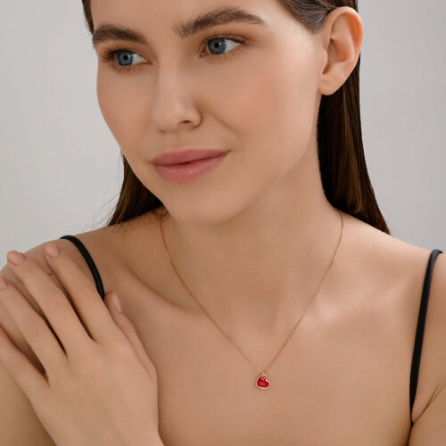 Колье из золочёного серебра - фото 4