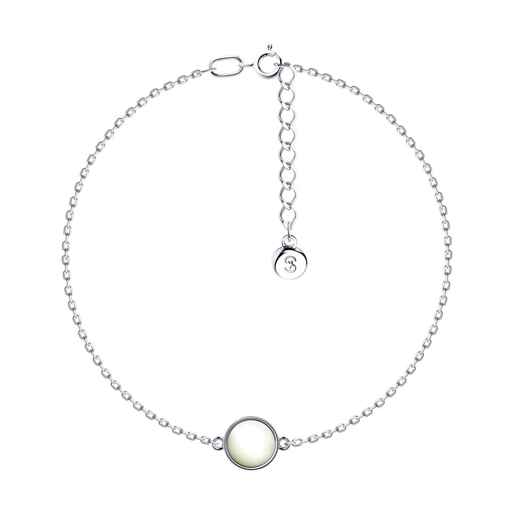 Браслет SOKOLOV из серебра с перламутром 6990₽