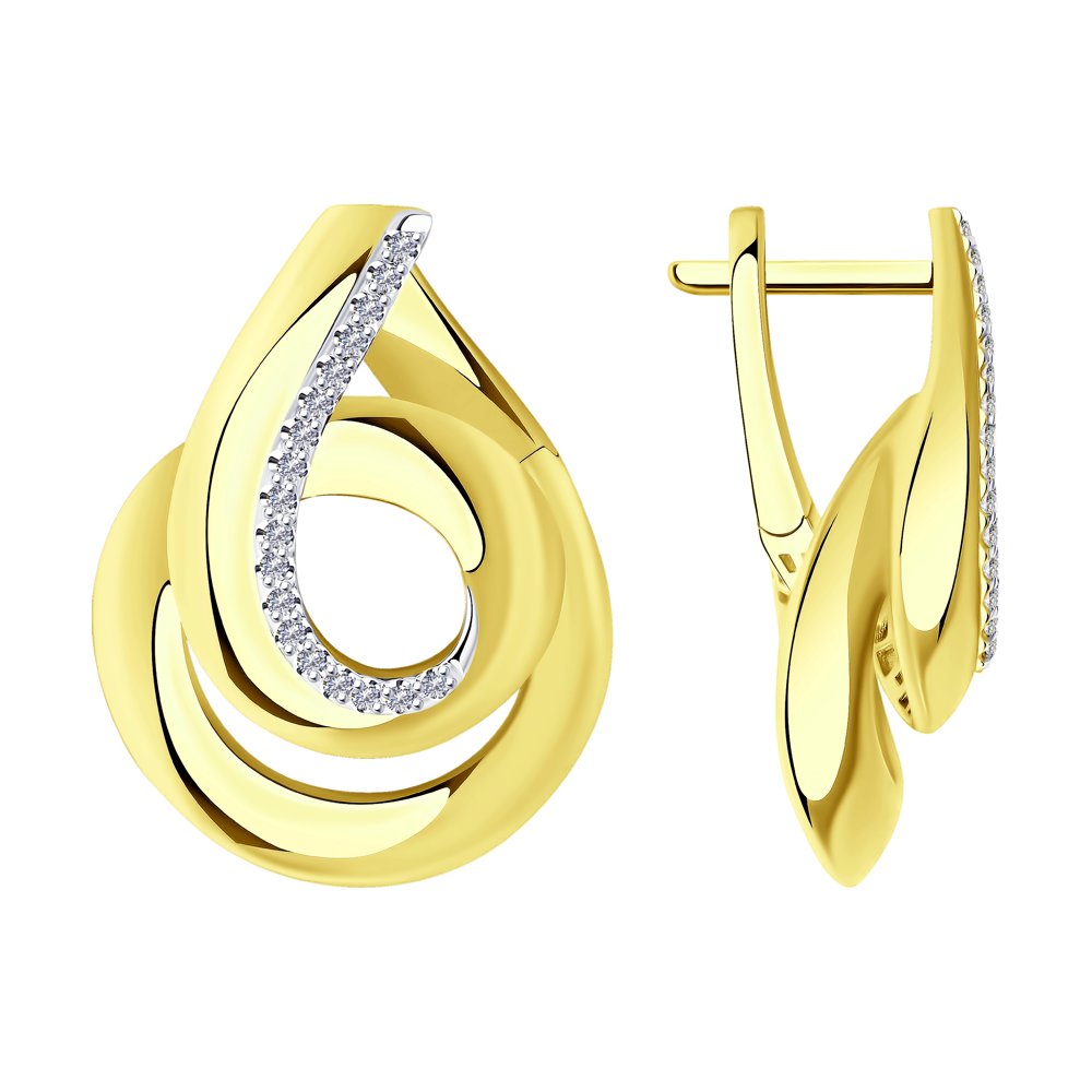 

Серьги SOKOLOV Diamonds из желтого золота с бриллиантами