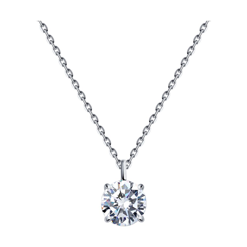 

Колье SOKOLOV Diamonds из белого золота с бриллиантом