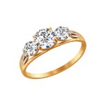 Помолвочное кольцо со Swarovski Zirconia