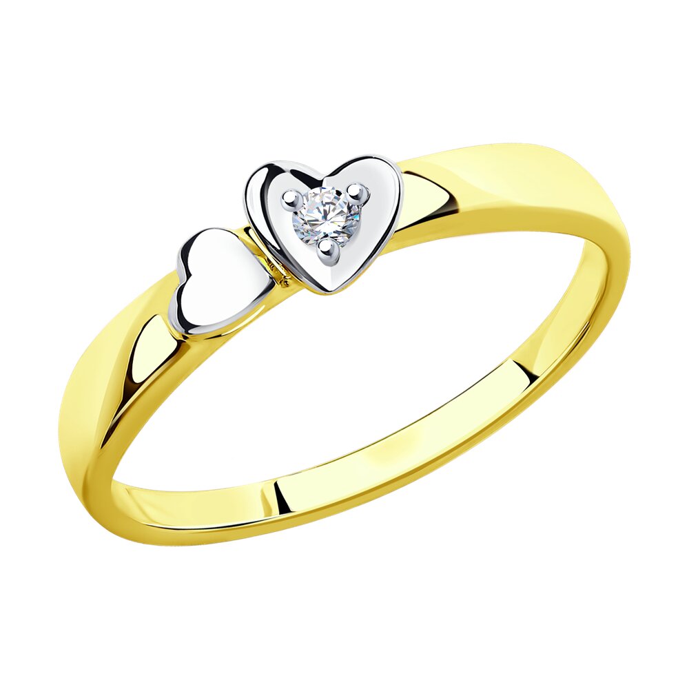 

Кольцо SOKOLOV Diamonds из желтого золота с бриллиантом