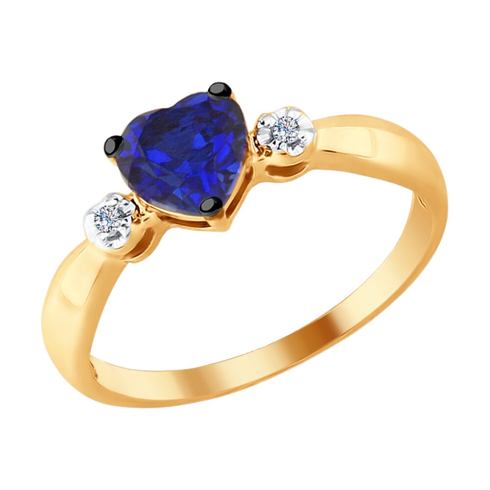 

Кольцо в форме сердца SOKOLOV Diamonds