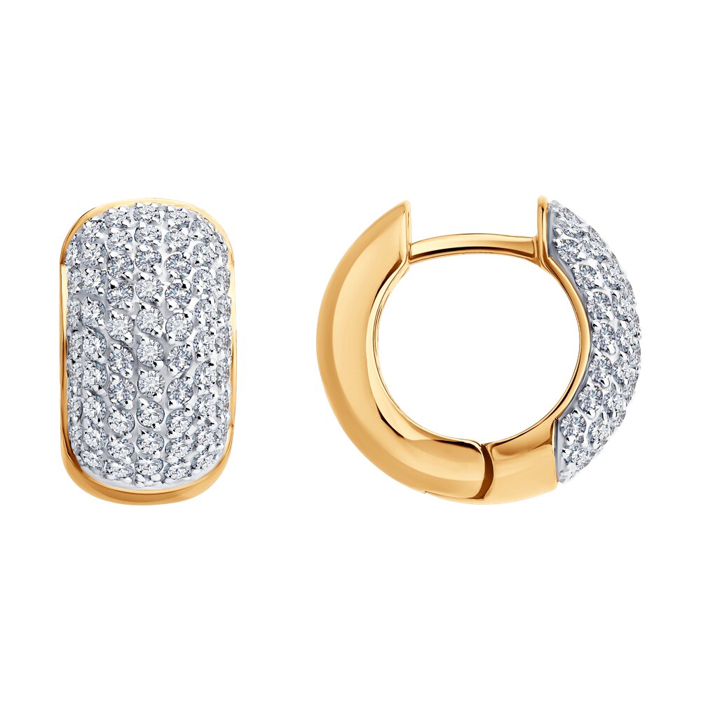 Серьги SOKOLOV из золота с бриллиантами