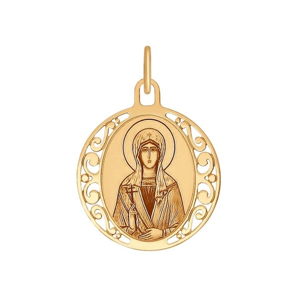 

Иконка SOKOLOV из золота с лазерной обработкой