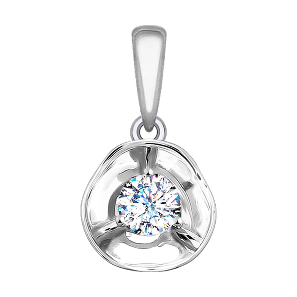 

Подвеска SOKOLOV из белого золота со Swarovski Zirconia