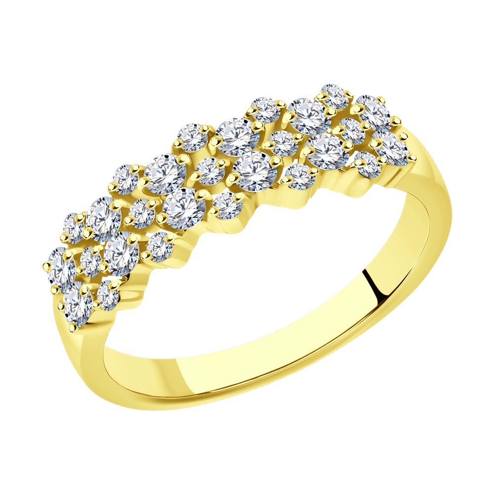 

Кольцо SOKOLOV Diamonds из желтого золота с бриллиантами