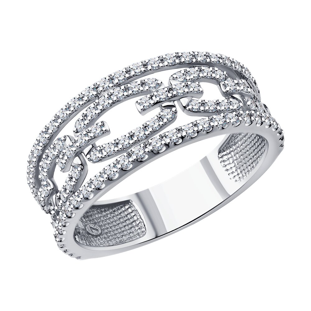 

Кольцо SOKOLOV Diamonds из белого золота с бриллиантами
