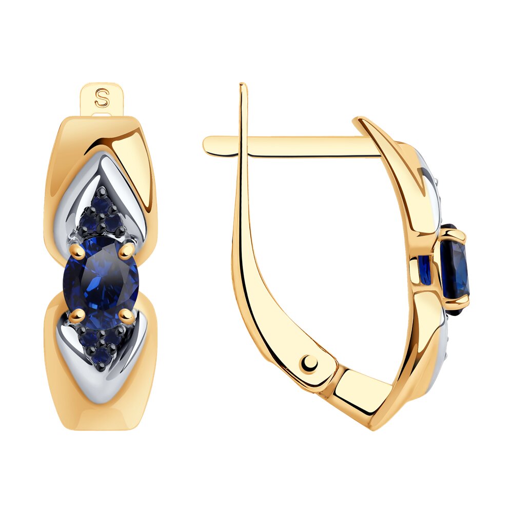 

Серьги SOKOLOV Diamonds из золота с сапфирами