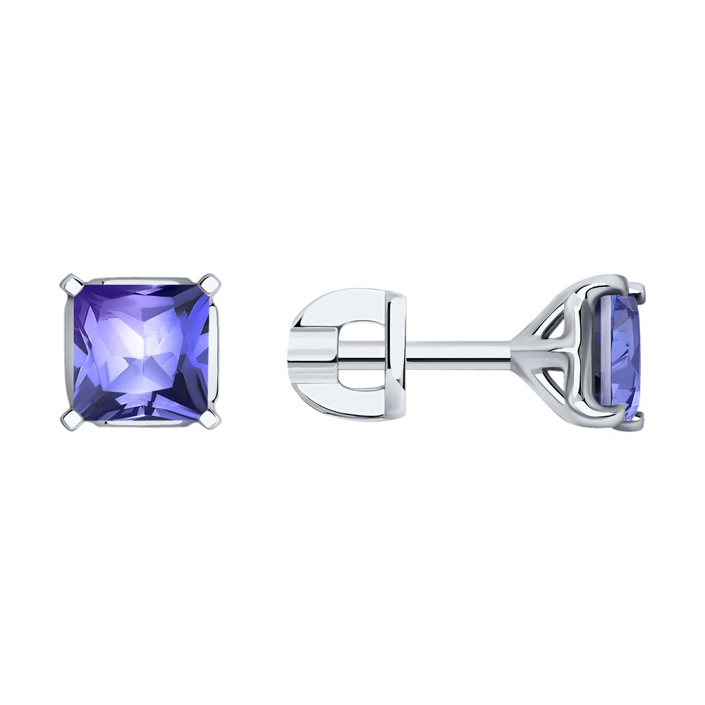 

Серьги SOKOLOV Diamonds из белого золота с танзанитами