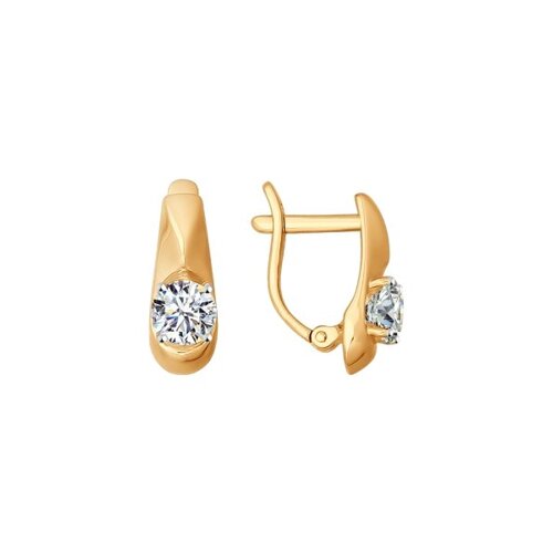

Серьги SOKOLOV из золота со Swarovski Zirconia