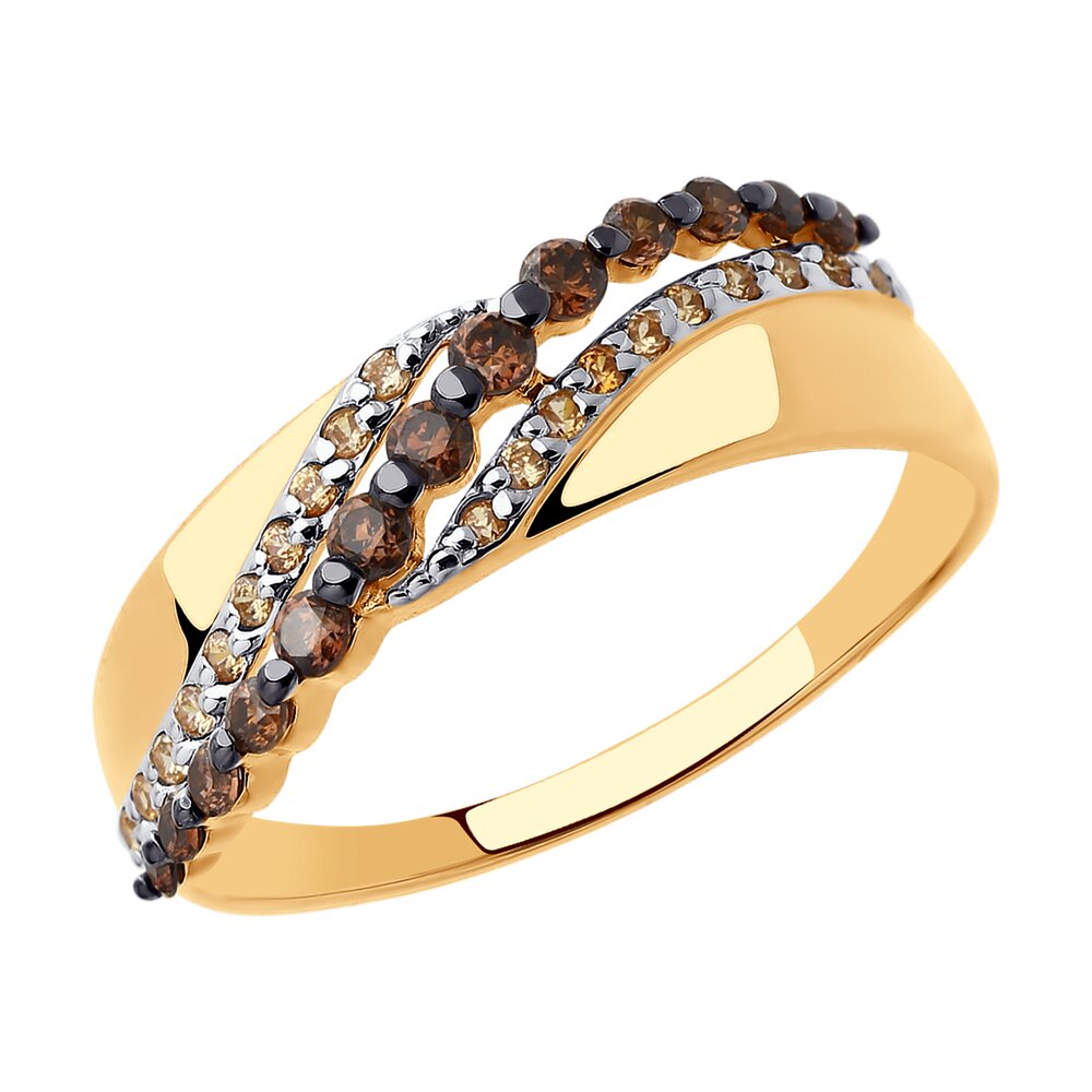 

Кольцо SOKOLOV из золота с фианитами