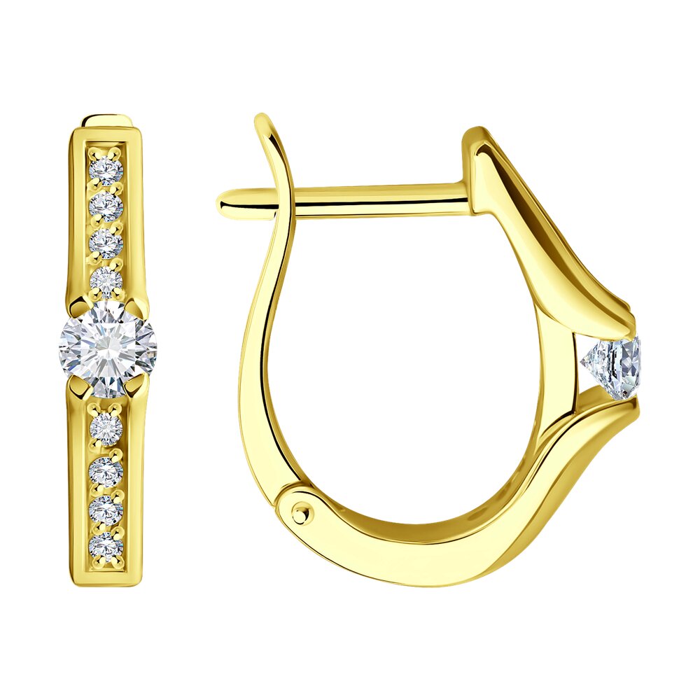

Серьги SOKOLOV Diamonds из желтого золота с бриллиантами