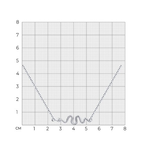Колье из серебра - фото 4