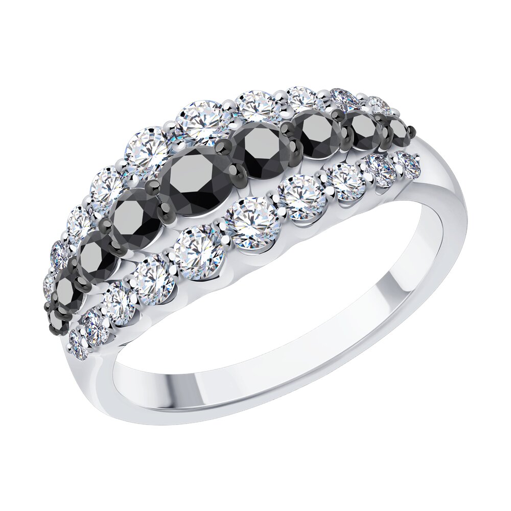 

Кольцо SOKOLOV Diamonds из белого золота с бриллиантами