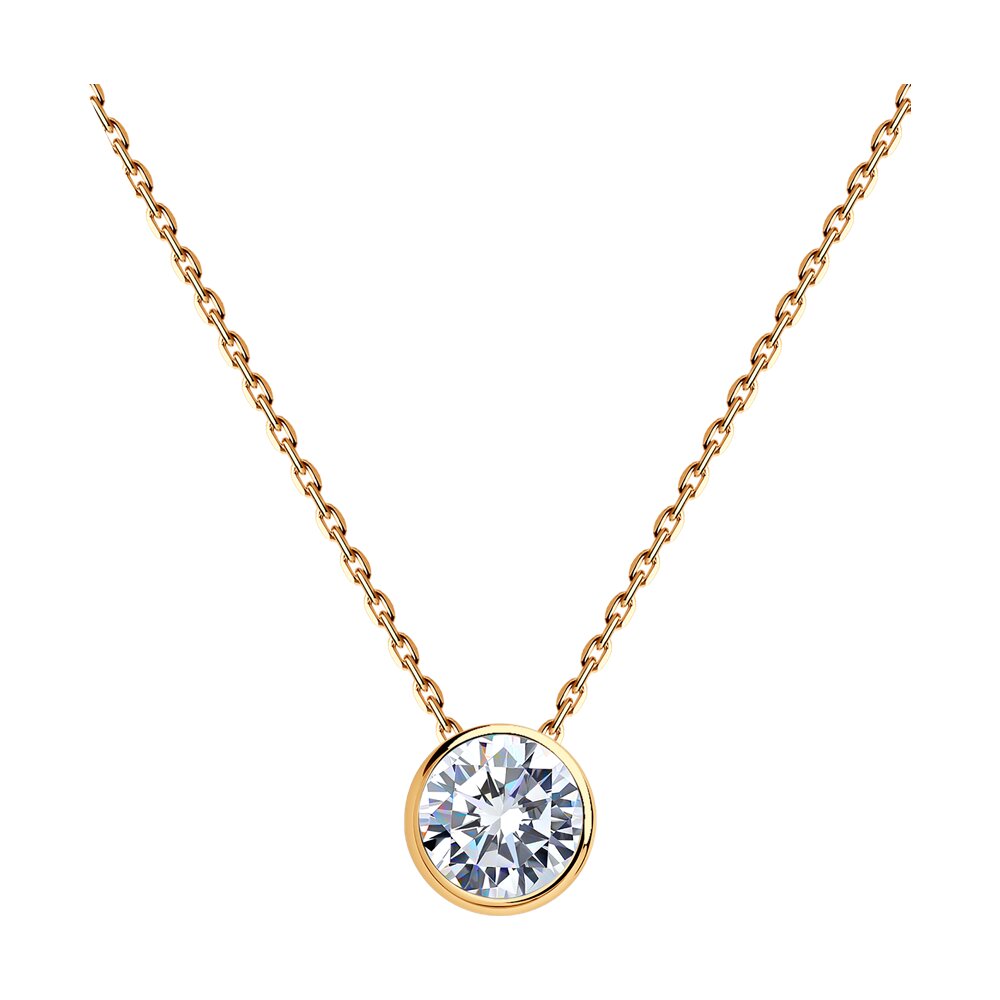 

Колье SOKOLOV Diamonds из золота с бриллиантом