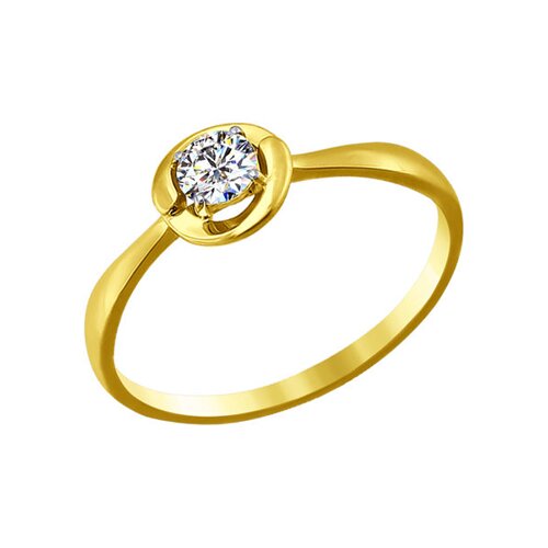 

Кольцо SOKOLOV из золота со Swarovski Zirconia