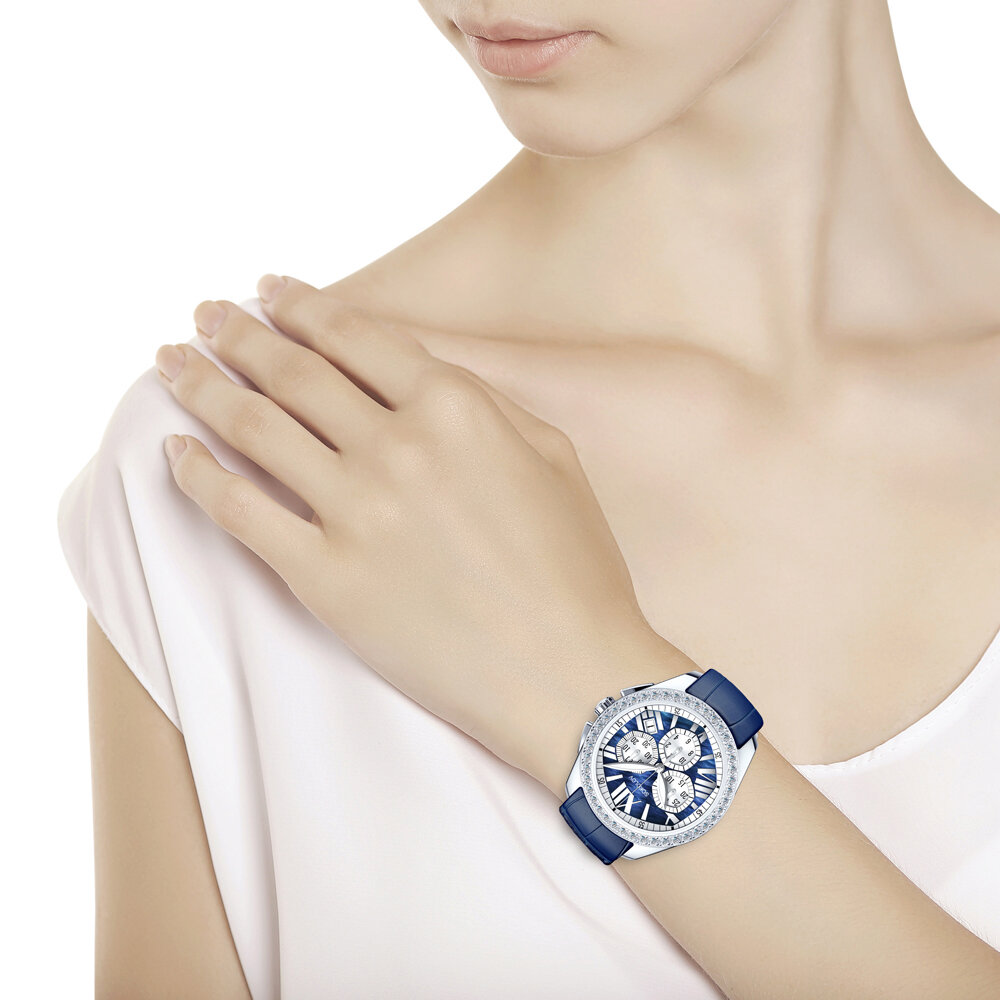 фото Женские серебряные часы sokolov