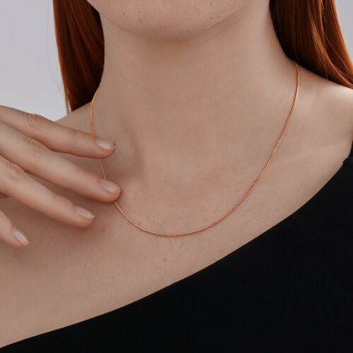 Цепь из золочёного серебра - фото 3