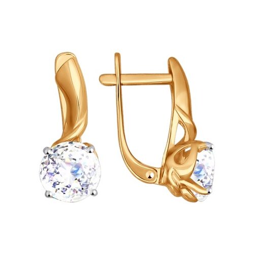 

Серьги SOKOLOV из золота со Swarovski Zirconia