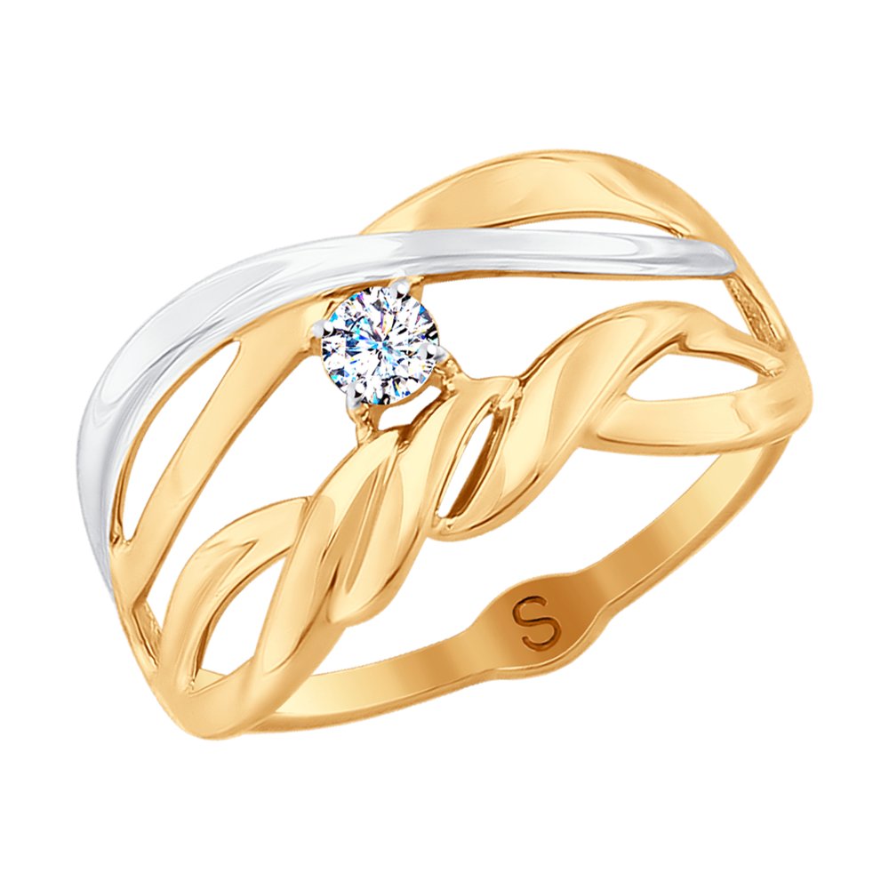 

Кольцо SOKOLOV из золота с фианитом