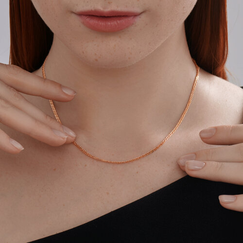 Цепь из золочёного серебра - фото 3