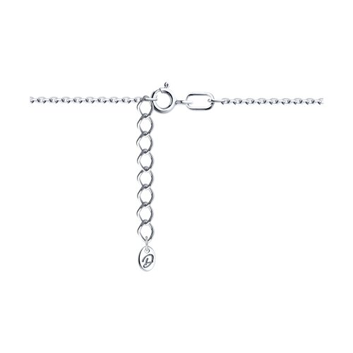 Браслет из серебра с фианитами и эмалью - фото 2