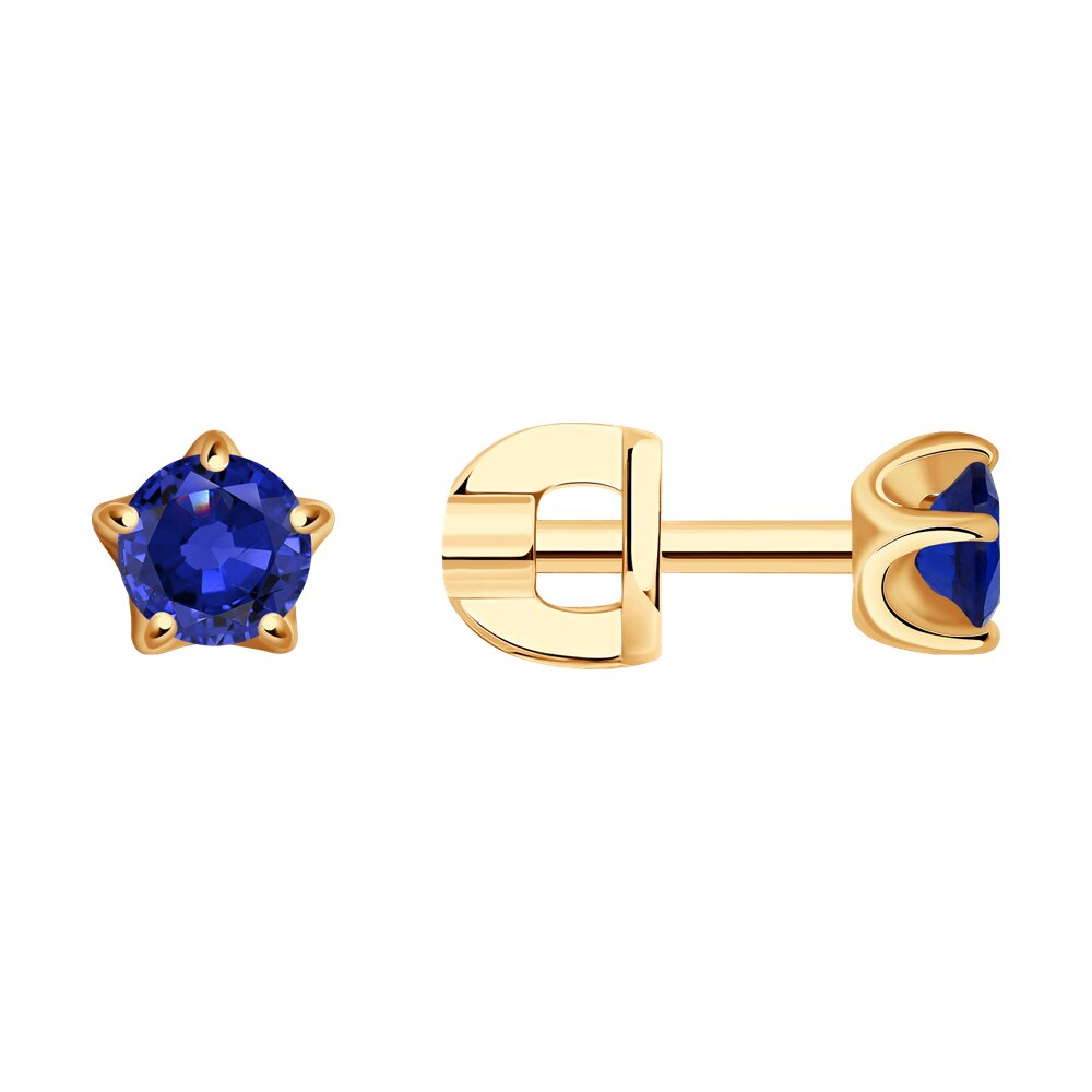 

Серьги SOKOLOV Diamonds из золота с сапфирами