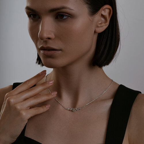 Колье из серебра - фото 3