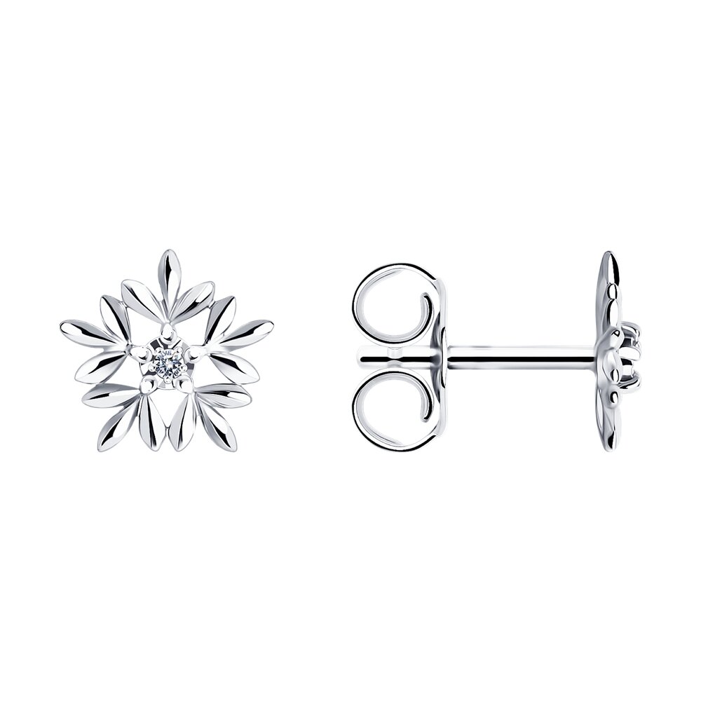 

Серьги SOKOLOV Diamonds из белого золота с бриллиантами