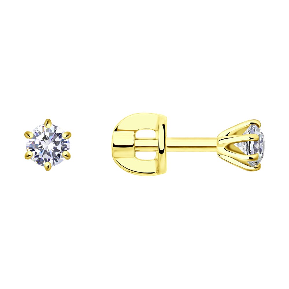 

Серьги SOKOLOV Diamonds из желтого золота с бриллиантами