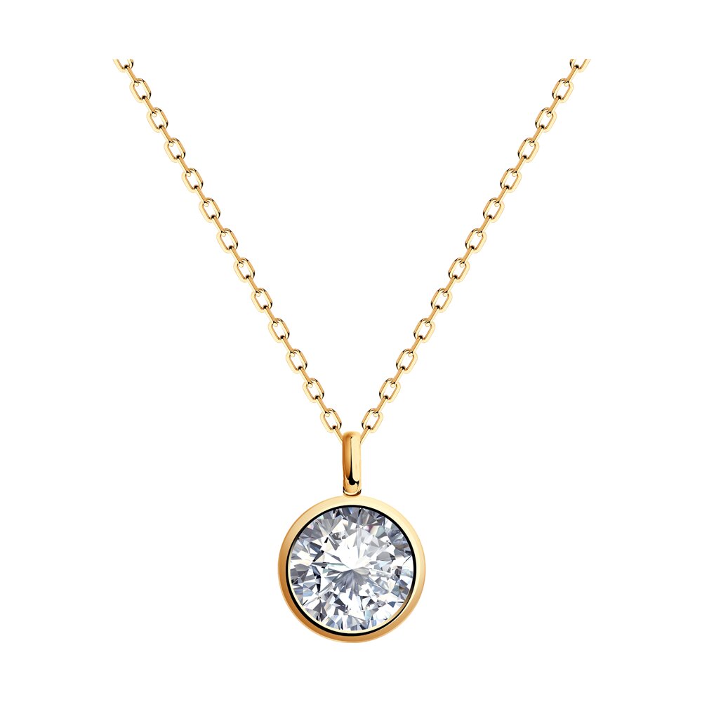 

Колье SOKOLOV Diamonds из золота с бриллиантом