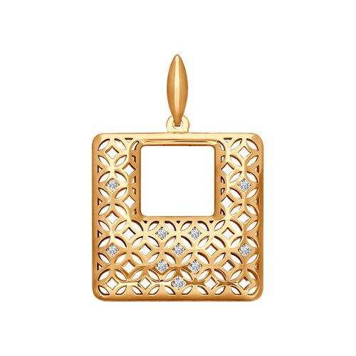 

Подвеска SOKOLOV из золота с фианитами