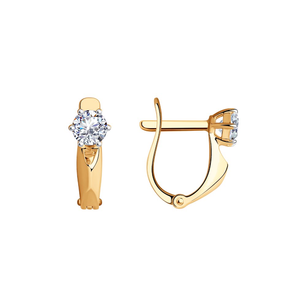 

Серьги SOKOLOV из золота со Swarovski Zirconia