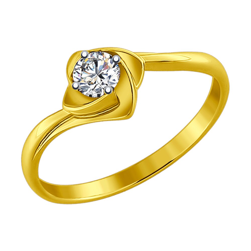 

Кольцо SOKOLOV Diamonds из желтого золота с бриллиантом