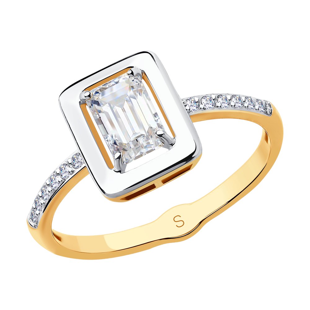 

Кольцо SOKOLOV из золота со Swarovski Zirconia